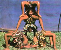 Acrobats from Circus Ethiopia (� Selamta)