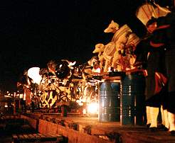 L'arriv&eacute;e en gare du Troupeau (� Jacques Nicolas)