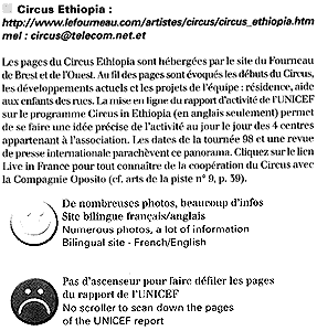 Arts de la Piste N11 (octobre 98)